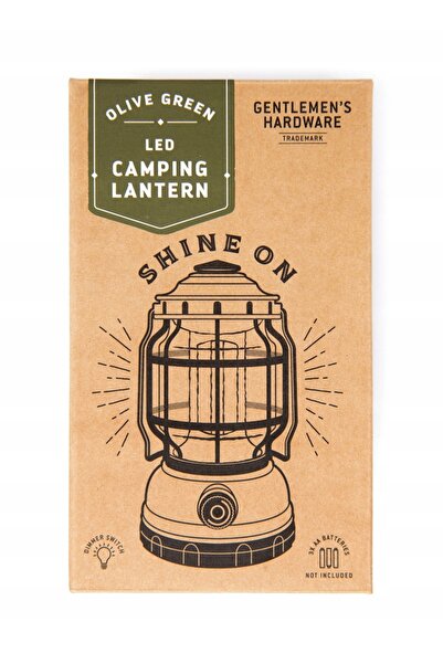 NO BRAND Lanternă de camping LED Gentlemen's Hardware Shine On - verde măsliniu