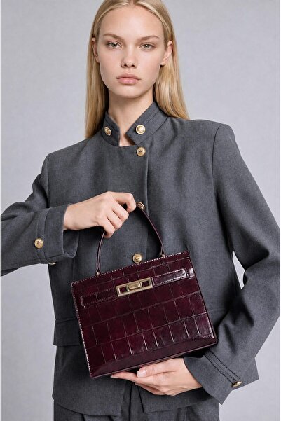 DeFacto Women's Faux Leather Crossbody Bag F6582Axns