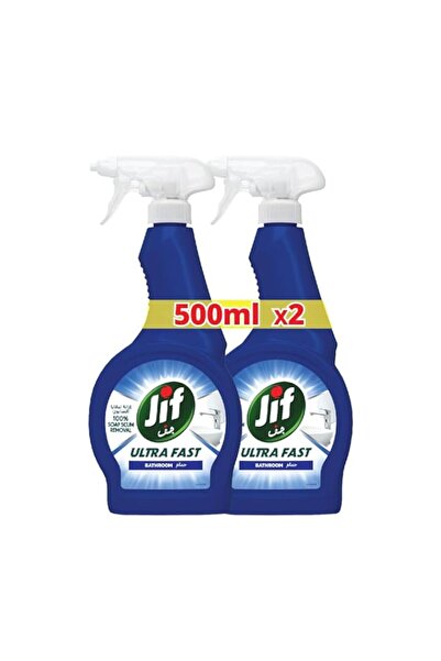 Generic Brand JIF Ultra Fast Cleaner Spray, for Bathroom, 500ml x 2, 100% soa...