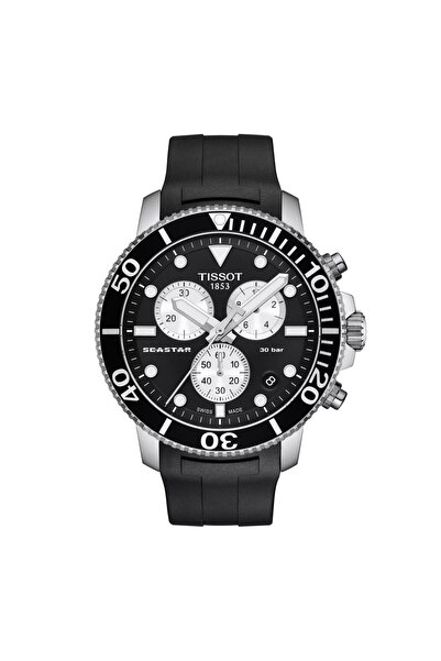 TISSOT Ανδρικό ρολόι Seastar 120.417.17.051.00, Μαύρο