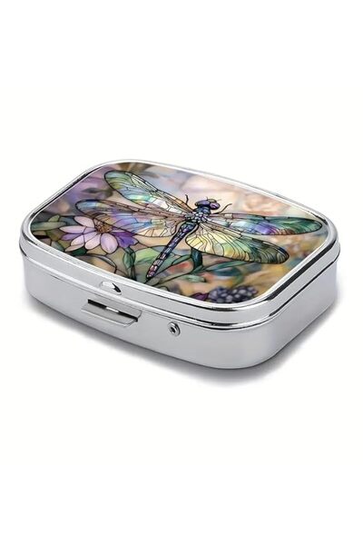 Generic Brand Dragonfly Jewelry Box – 2-Compartment Portable Jewelry, earings...