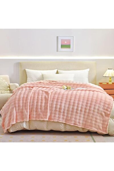 Generic Faux Fur Throw Blanket for Couch, Plush Blanket Fuzzy Soft Plush Thic...