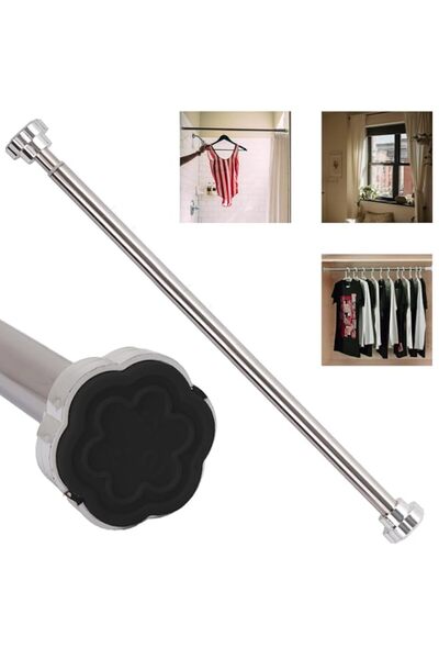 Generic Rubik Curtain Rod, 35cm to 55cm Adjustable Length Telescopic Tension ...