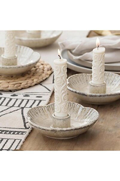 Generic Brand Angju Candlestick Holder, Ceramic Candle Holder for Taper Candl...