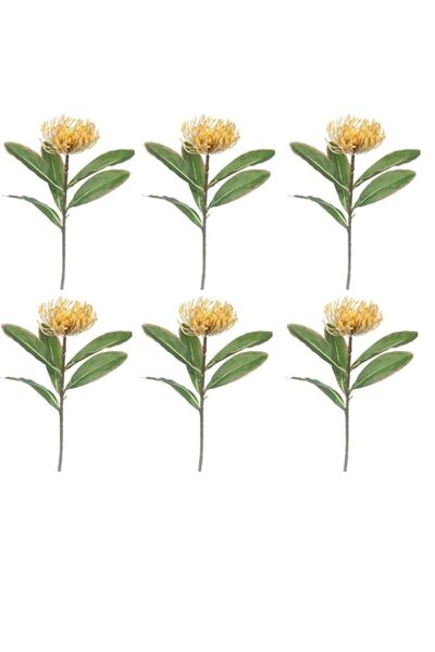 Generic Brand YATAI Artificial Protea Flower, 45cm Realistic Fake Flowers wit...