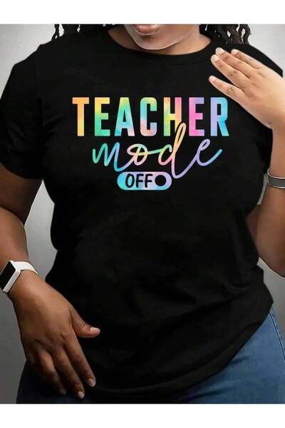 9JY Teacher Mode Off Happy Last Day Of Summer Break Funny Back To School Blac...