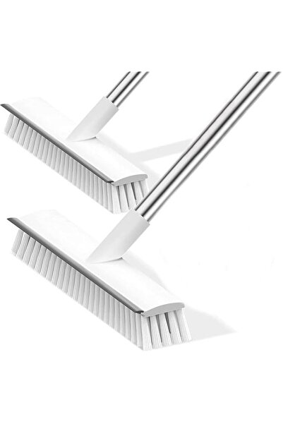 Generic Aputue Floor Scrub Brush, 2 Pack Long Handle 55 Inch Adjustable Stain...