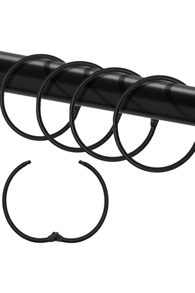 Generic 12 Pack Shower Curtain Rings,Rust Proof Shower Curtain Hooks for Bath...