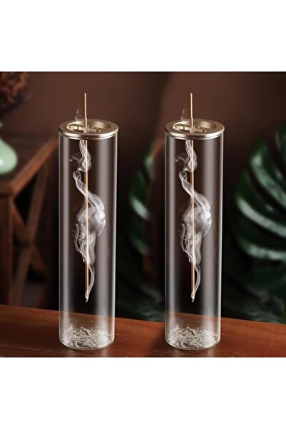 Generic Brand 2 Pack Incense Stick Holder with Glass Ash Catcher, AModern Ins...