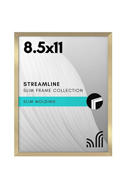 Generic Americanflat 8.5x11 Picture Frame with Shatter-Resistant Glass - Stre...