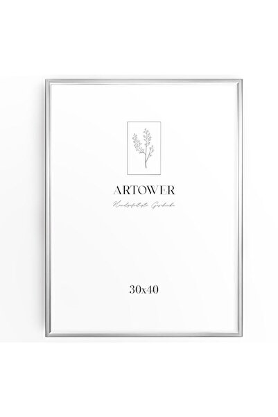 Generic Brand Artower® Picture Frame Silver Metal Thin Frame for 30 x 40 cm |...
