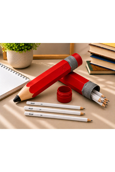 farist Giant Pencil-Shaped Pencil Case – 32X6 cm Decorative 3D Printing Pen H...