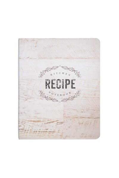 Generic C.R. Gibson Qmr-18687 Wood Panel Rustic Spiral Recipe Journal