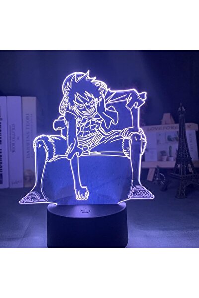 Generic Brand 3D Illusion LED Night Light, Japan Anime One Piece Figure Carto...