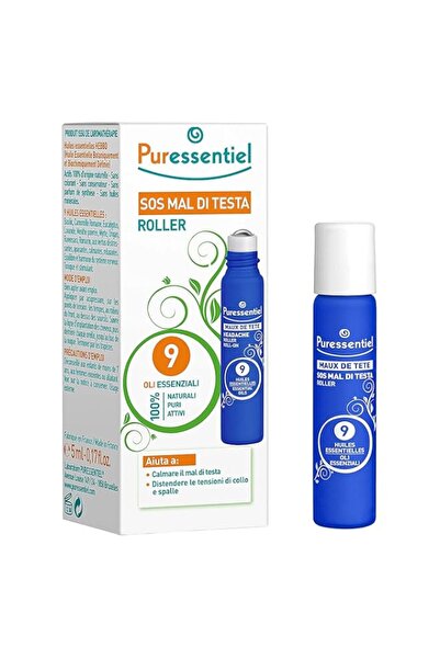 Generic Brand Puressentiel Headache Roll-On with 9 essential oils - 5 ml