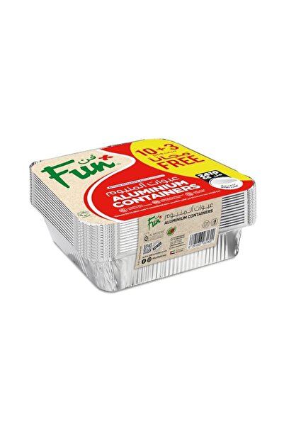 Generic FUN BY AL BAYADER فن ® Ramadan Promopack Aluminium Container with Lid...