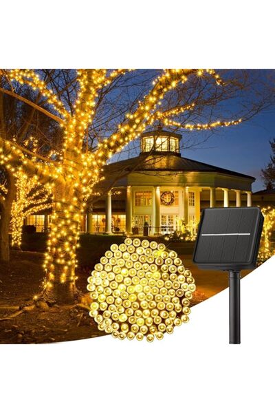 Generic Solar String Lights Outdoor Waterproof 40FT 100 LED, 8 Modes Solar Po...