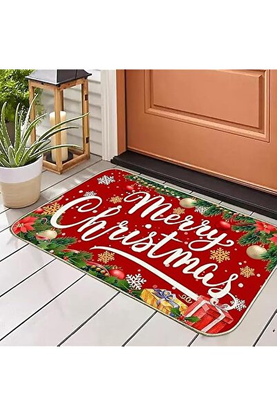 Generic Brand Tazweeq Christmas Door Mat Outdoor, 50x80 CM Merry Christmas We...