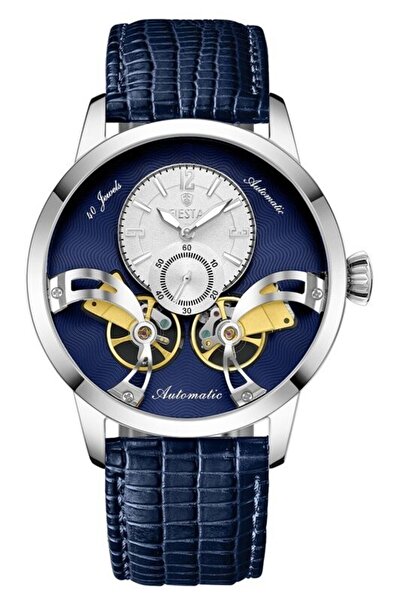 Fiesta F25039M Automatic Wristwatch with Leather Strap