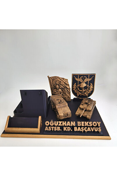el üretimi Kişiye Özel Askeri Personel Masa İsimliği ve Kartvizitlik - Subay ...