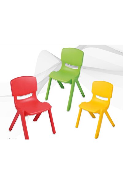 Aruba Plastik Kreş Sandalyeleri 30cm Anaokulu Plastik Sandalye küçük yaş grupları için özel olarak tasarlanmış, -konforlu ve güvenli