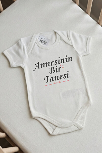 Mini Ropa "baby bodysuit with ""one of her mothers"" written on it, 100% cott...
