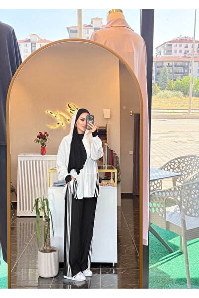 Gizem Karademir Boutique Şeritli Eşofman Takımı