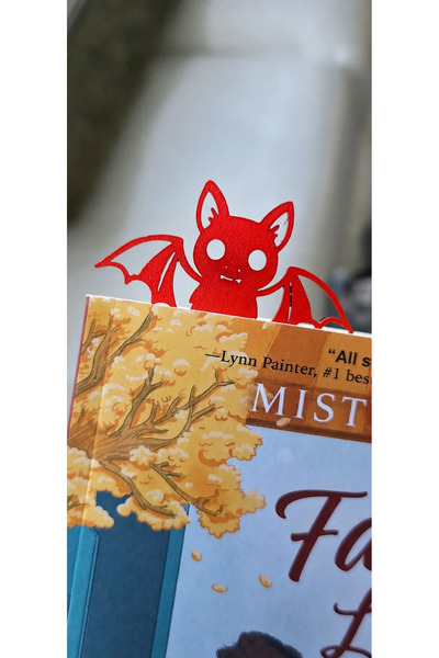 Yarasa Kitap Ayracı, Tatlı Kitap Ayracı, Kırmızı Yarasa,