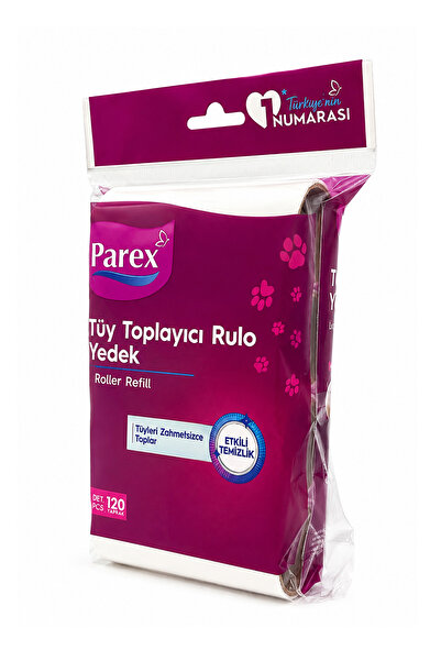 Parex Tüy Toplayıcı Seti Sap ve 4'lü Yedek Rulo (4x30 Yaprak)