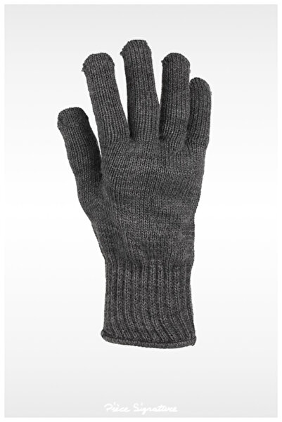 PIECE SIGNATURE Full Finger Plain Men's Knitwear Cycling Gloves