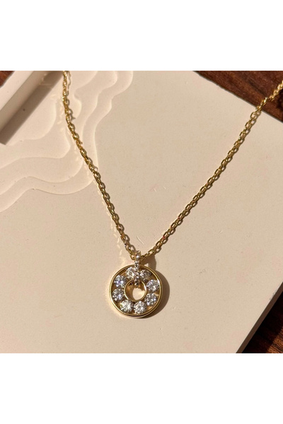 F&I FLORAL İSTANBUL Mini Stone Round Necklace