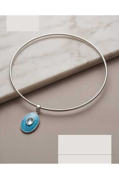 LUXURY JEWELRY Sade Elegant Blue Pendant Necklace
