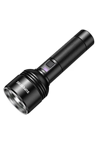 Supfire Lanterna LED Superfire D18, 2000lm, 226M, 5200mAh, încărcare USB-C, 36W