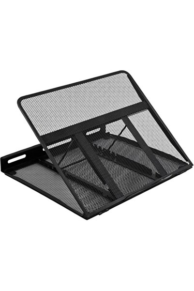 Generic Basics Ventilated Ergonomic Laptop Stand, 7-Level Adjustable, Steel M...