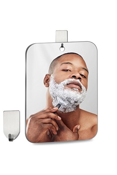 Generic Larger Shower Mirror Fogless for Shaving Mirror for Shower,20x25CM Th...