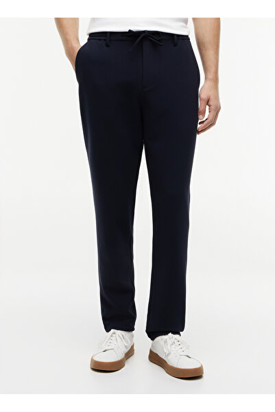 Tommy Hilfiger Lacivert Erkek Pantolon MW0MW44292DW5_HARLEM 3/4 ELAST HEA