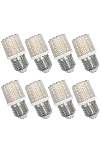 Generic 8-Pack E27 Screw LED Bulb, LED Corn Light Bulbs, 10W Warm Light 3000K...
