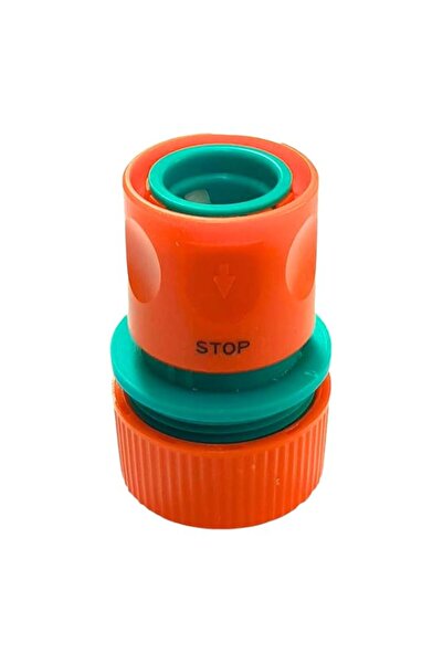 Generic Fitto Hose Quick Connector for 1/2 to 5/8 Inch Hoses - Red and Green