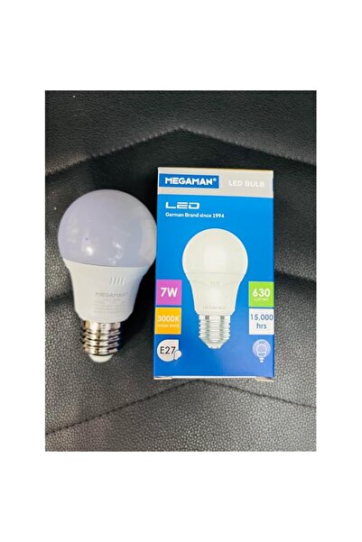 Generic Megaman Led CLA 7w 3000k Warmwhite E27 Pack of 1 pcs