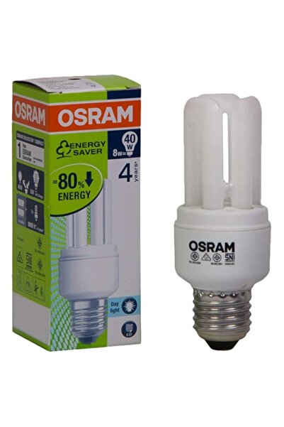 Generic Osram 3U 8 Watts E27 Day Light ESL Bulb