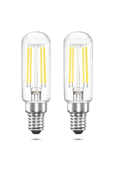 Generic 2 Pack Cooker Hood Bulbs, 4W E14 Extractor Fan Light Bulb, T25 Tubula...