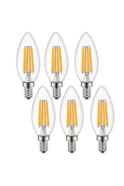 Generic XZM E14 LED Candelabra Bulbs, Dimmable 4W 2700K Warm White LED Candle...