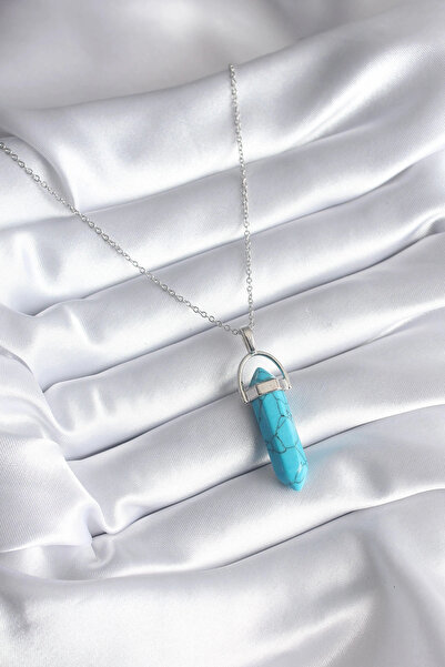 online kapsulavm avm alışveriş 316L Steel Silver Color Blue Stone Model Women...