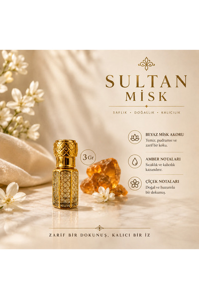Genel Markalar Sultan 3 Gr Misk