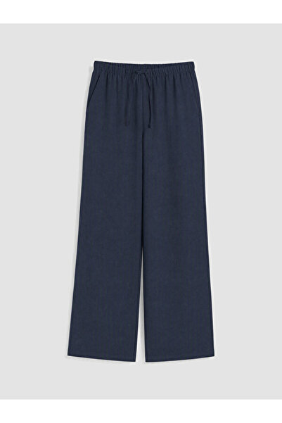 LC Waikiki Rmz Gi̇yi̇m Farkiyla Women's Pants with Waist Drawstring