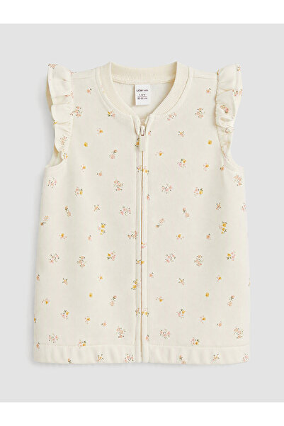 LC Waikiki Crew Neck Printed Girl's Vest