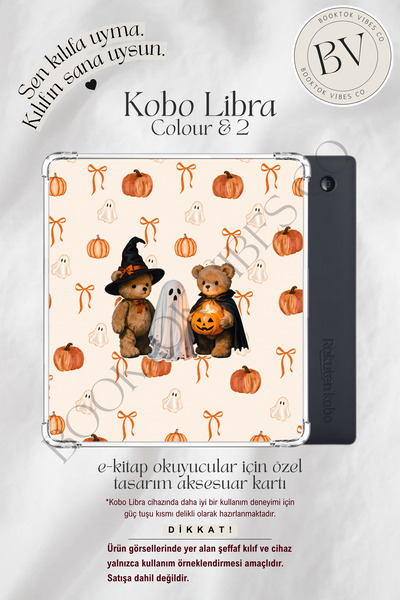 BookTok Vibes Co. Halloween Trio Cadılar Bayramı Temalı Insert - Kindle ve Ko...