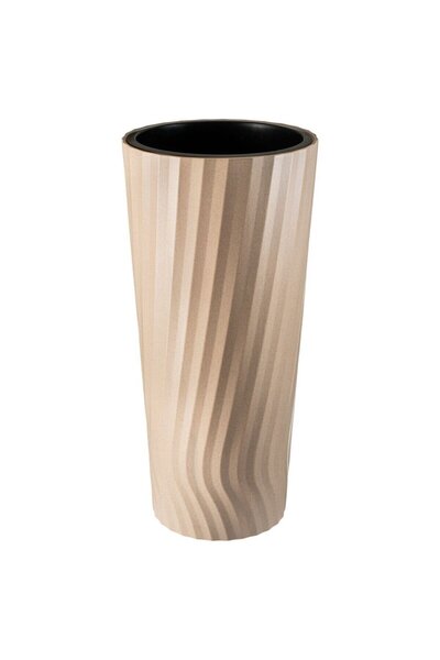 OEM Ghiveci din plastic Brize, interior / exterior, bej, 40 x 85 cm