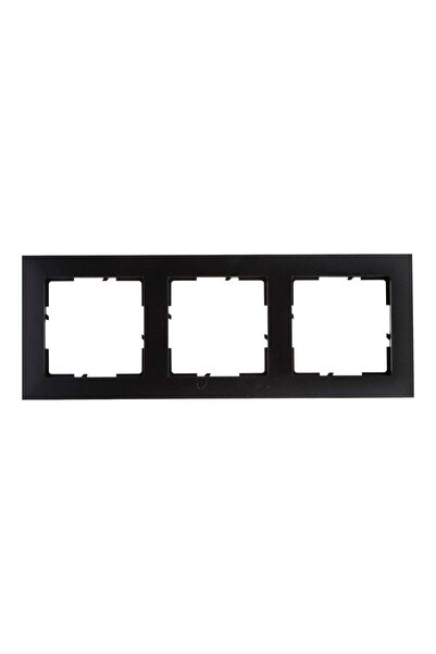 OEM Legrand New Suno 721523 рамка, 3 позиции, черен, за контакт/ключ