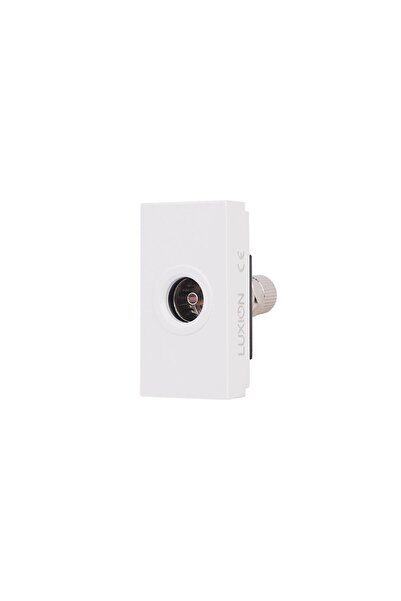 OEM Luxion Italian LXI-032W single TV socket, recessed, modular - 1, IP44, white